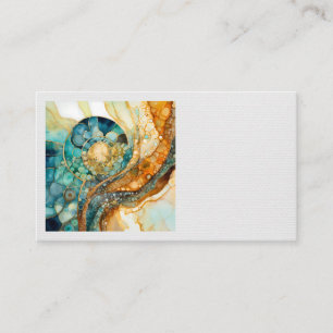 Ammonite Gem Fossil Carte de visite