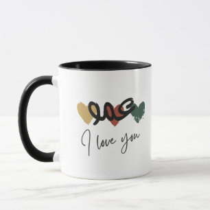 "Amo I Love You" Mug de café de l'oncle arabe