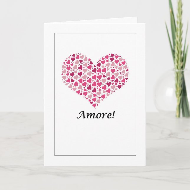 Amore - Carte d'amour italienne (Devant)