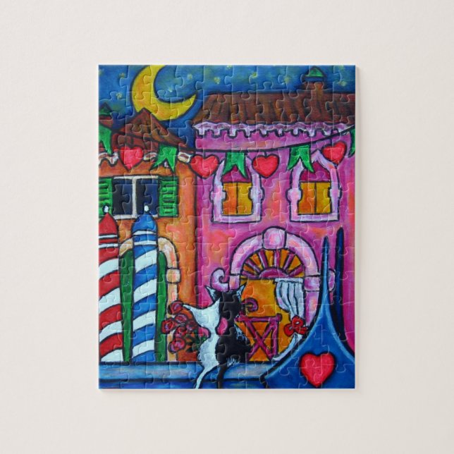 Amore dans le puzzle des chats de Venise (Vertical)