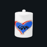 Amour<br><div class="desc">Mettez un peu d'amour dans votre coeur ce 4 juillet avec ce design simple. L'amour est écrit dans un coeur rouge,  blanc et bleu. Les coeurs sont entourés d'étoiles dorées et blanches. Cela fait un grand cadeau et convient à tous.</div>