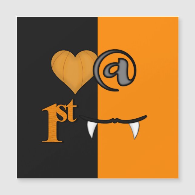 Amour à la première bouchée Halloween (Devant)