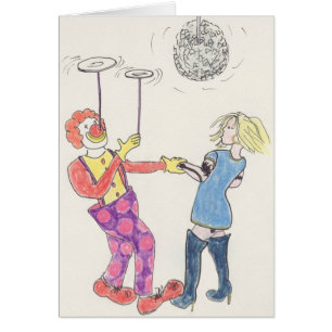 Amour Amour Fête Clown Romance Humour Valentines