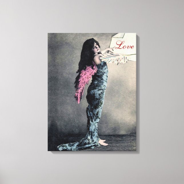 Amour Angel II - 18x24" Toile Emballée (Recto)