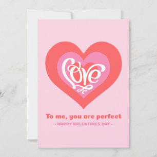 Amour au cœur – Carte de Saint-Valentin parfaite