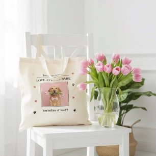 Amour au premier aboiement Sac personnalisé pour c