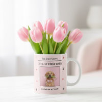 Amour au premier aboiement Tasse personnalisée pou