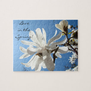 Amour au printemps ! puzzles Magnolias du Ciel Ble