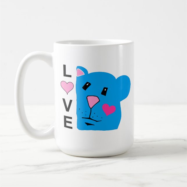 Amour Avec Cute Chipmunk Coffee Mug (Gauche)