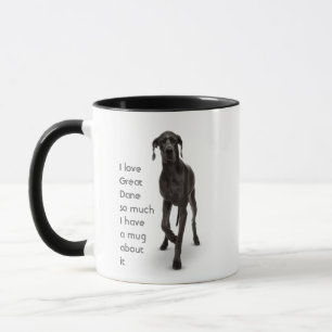 Amour Chiens Danois Si Amusants Citation Mug