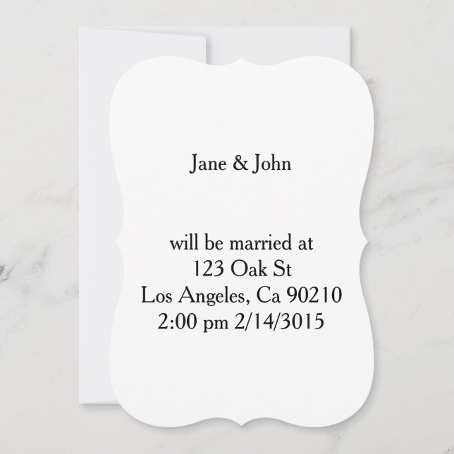 amour coeur neon rose chaud noir invitations maria (Dos)