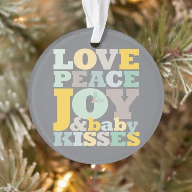 Amour Coloré Paix Joie Et Baisers Bébés Cute Photo (Arbre)