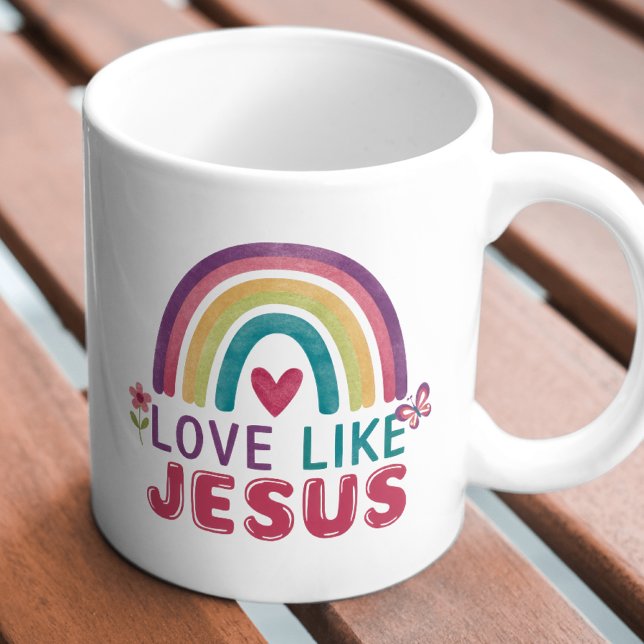 Amour Comme Jésus, La Foi Inspiré Café Mug (Créateur téléchargé)