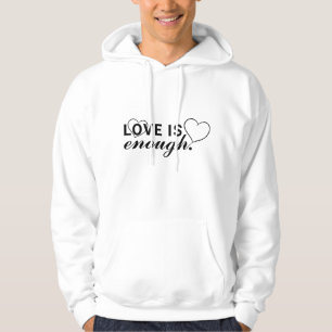 Amour confortable est assez Sweat - shirt à capuch