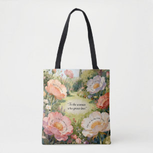 Amour Croissant : Grand Sac Botanique pour Maman