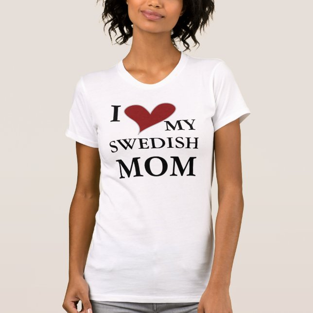 Amour customisé mon T-shirts de maman (Devant)