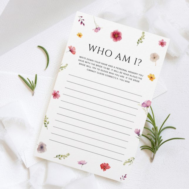 Amour dans Bloom Fête des mariées Devinez qui jeu (Créateur téléchargé)