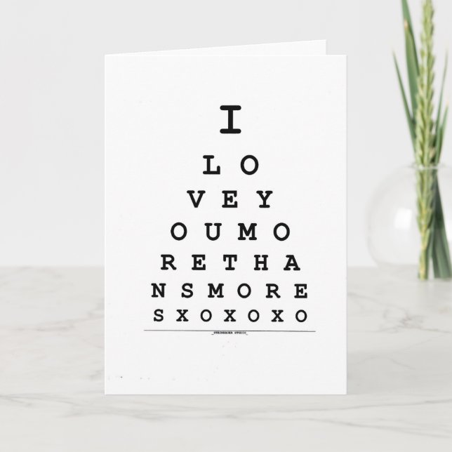 Amour de carte de jour de Valentines vous plus que (Devant)