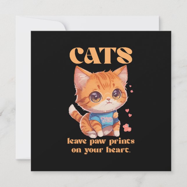 amour de chat mignon (Devant)