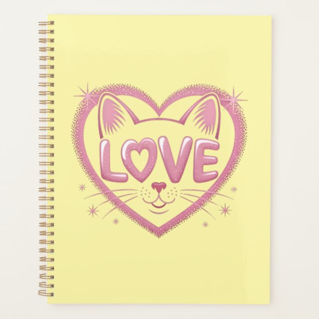 Amour de chat scintillant (Devant)