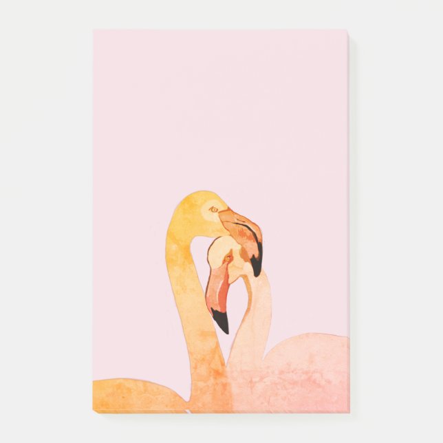 Amour de flamant rose, Post-it Notes flamants rose (Devant)