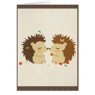 Amour de hérisson (carte de regard II)