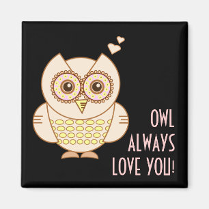 Amour de hibou vous aimant