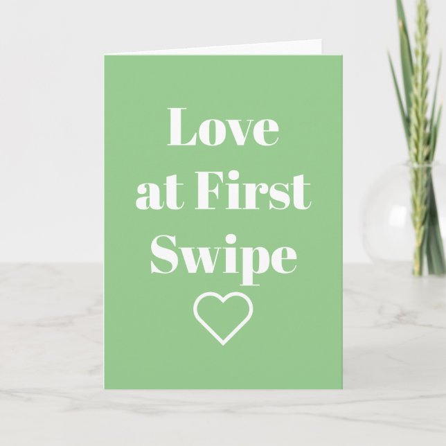 Amour de la carte de la Saint Valentin amusant au  (Devant)