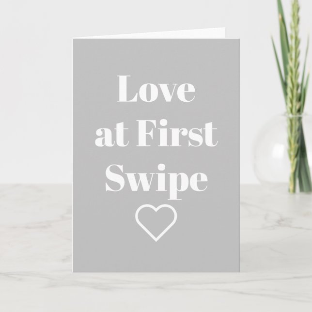 Amour de la carte de la Saint Valentin amusant au  (Devant)
