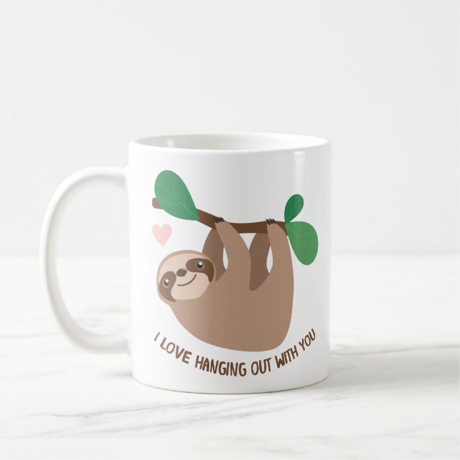 Amour de la tasse I de paresse traînant avec vous (Gauche)