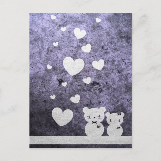 Amour de l'ours gothique - Carte postale (Devant)