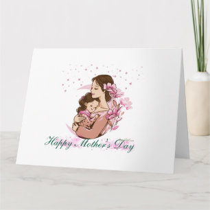 Amour de Mère et de Fille – Carte de Fête des Mère