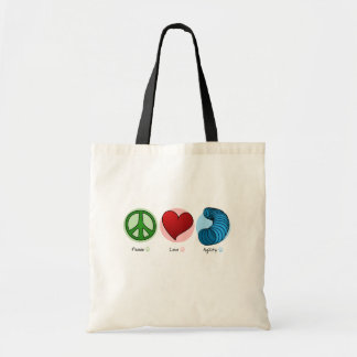 Amour de paix et sac fourre-tout à agilité de