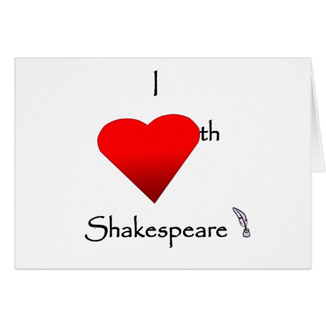Amour de Shakespeare (Devant horizontal)