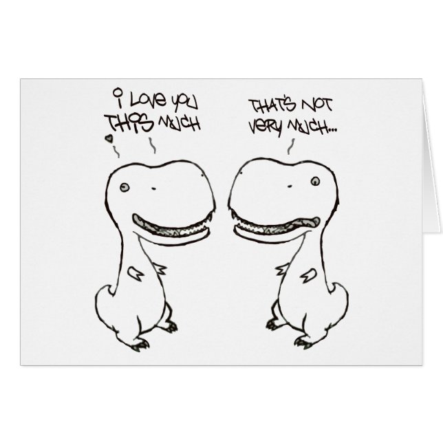 Amour de T-rex (Devant horizontal)