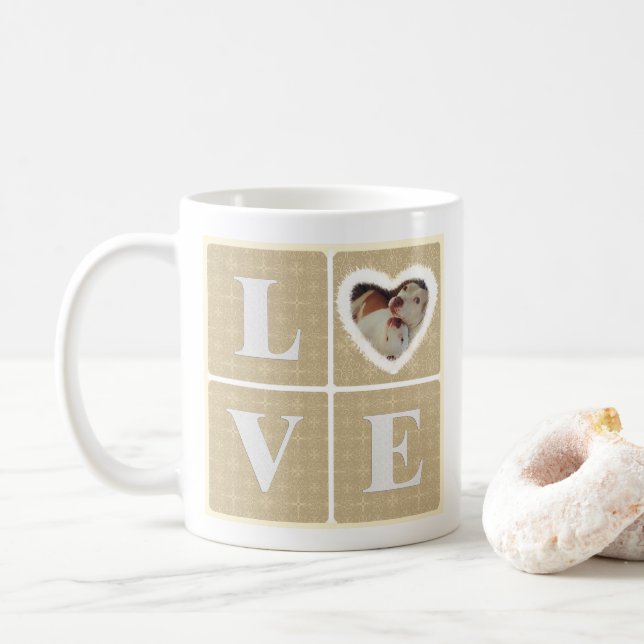 Amour de tasse de café (Avec donut)