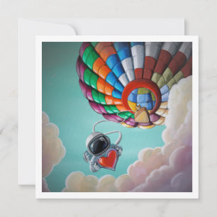 Amour d'en haut astronaute - Mini impression