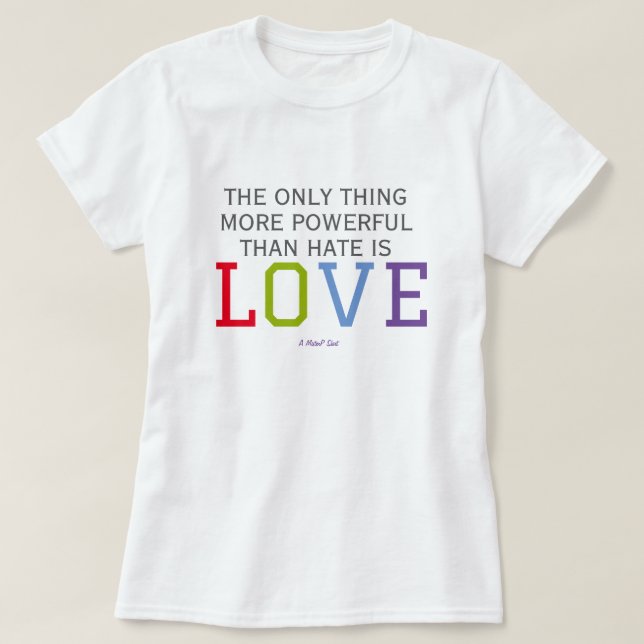 AMOUR (double face) - Un T-shirt MisterP (Design devant)