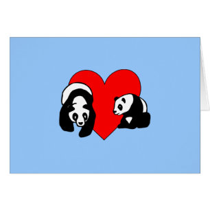 Amour d'ours panda