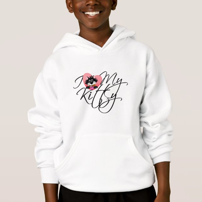 Amour du rose I mes T-shirts et cadeaux de Kitty (Devant)