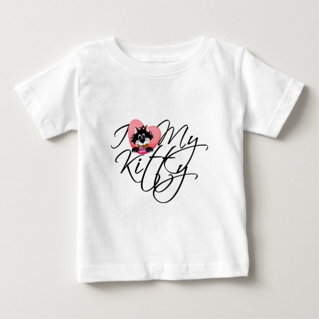 Amour du rose I mes T-shirts et cadeaux de Kitty (Devant)