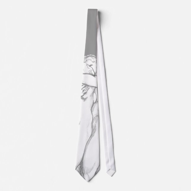 Amour Embrace Cravate Véritable Amour Art Necktie (Devant)