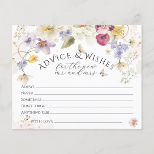 Amour en fleur Fleur sauvage Rustic Bridal Game Wi