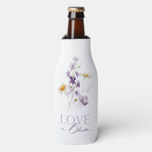 Amour en Fleur Mariage Glacière bouteille