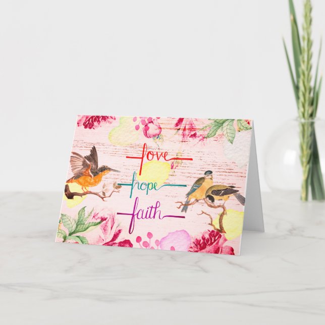 Amour, Espoir, Cartes de Foi (Devant)