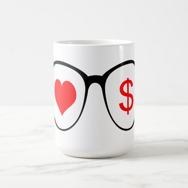 Amour et argent - tasses (Centre)