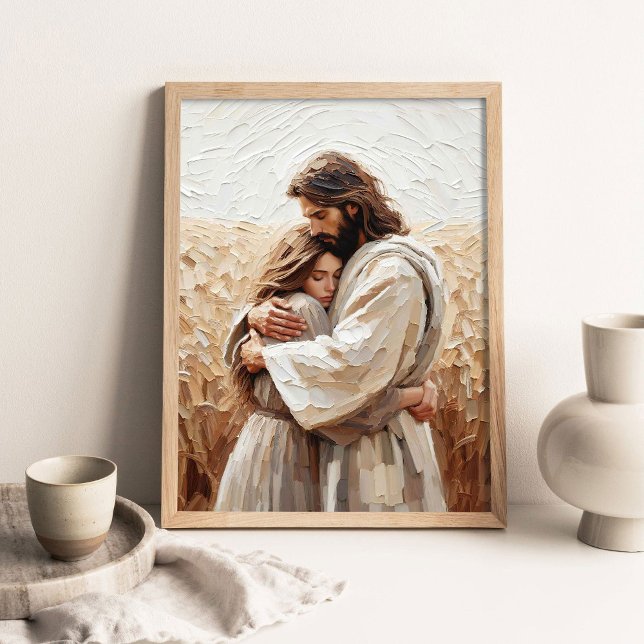 Amour et Foi, Art mural chrétien, Jésus faisant un (Créateur téléchargé)