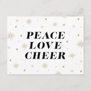 Amour et joie Carte postale pour fêtes annuelles
