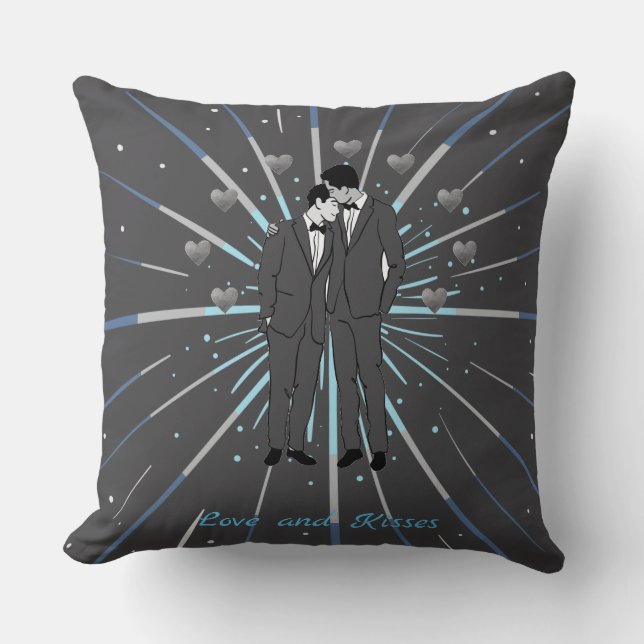 AMOUR ET KISSES COUSSIN (Recto)
