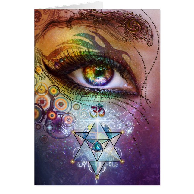 Amour et lumière des yeux arc-en-ciel (Devant)